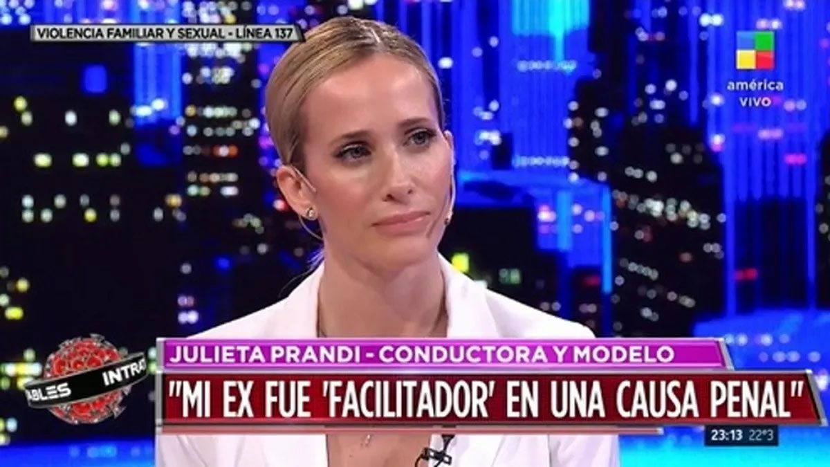 El crudo relato de Julieta Prandi sobre la relación de violencia con el