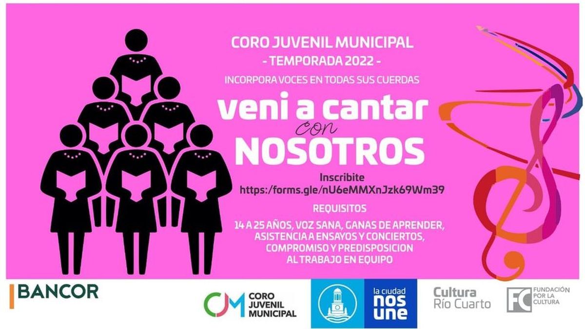 Lanzan Convocatoria Para Integrar El Coro Juvenil Municipal