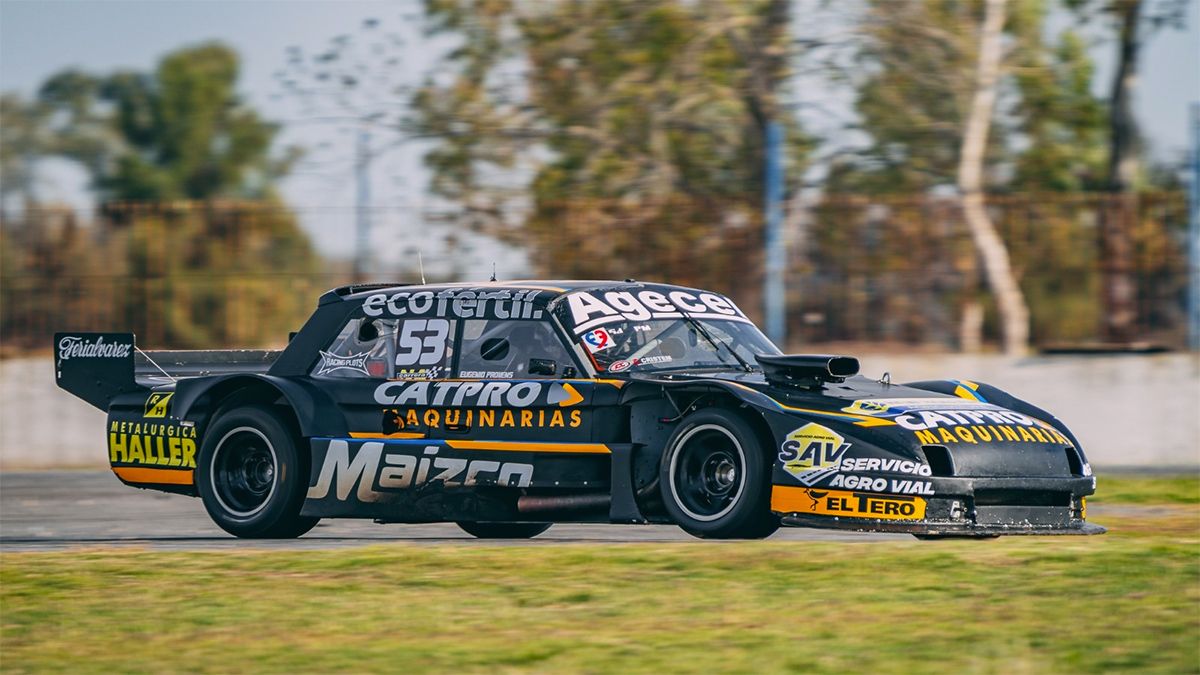 Eugenio Provens finalizó quinto en el TC Pista Mouras en su mejor