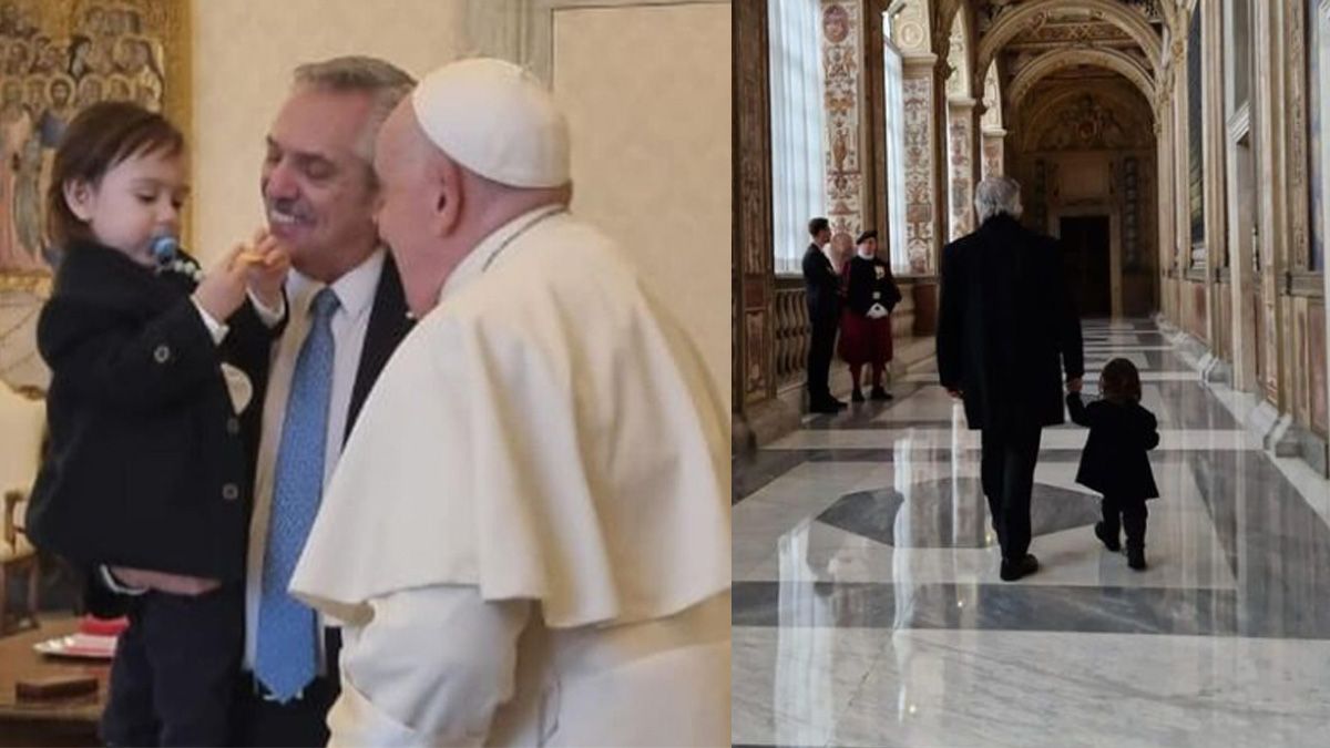 Francisco Recibi A Alberto Fern Ndez En La Biblioteca Del Vaticano