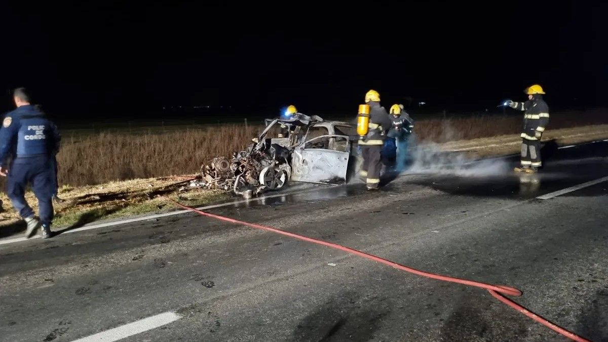 Trágico accidente en ruta 158 fallecieron dos personas