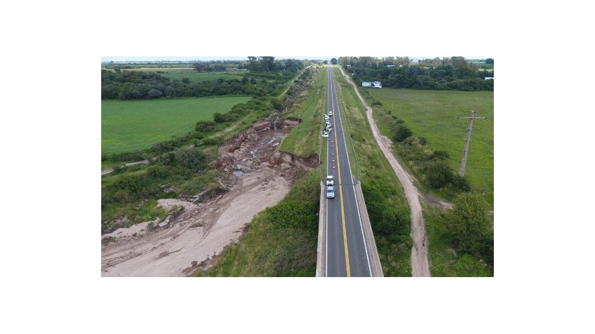 La reparación del terraplén del puente Antártida demandará 20 días