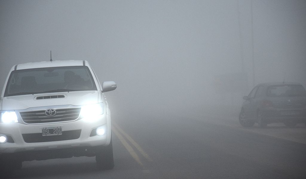 Bancos de niebla complican la visibilidad en la ciudad