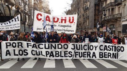 Marcha desde el Congreso hasta Plaza de Mayo en reclamo de justicia para Facundo Astudillo Castro