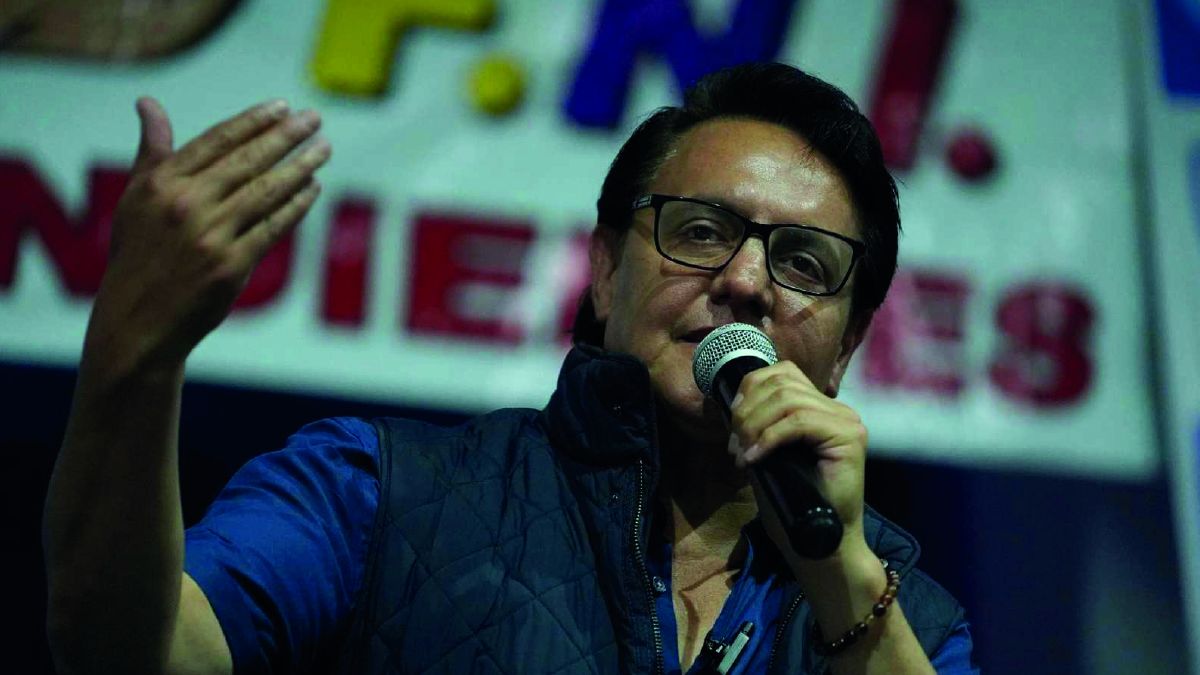 Ecuador: El candidato a la presidencia de Ecuador por el Movimiento Construye