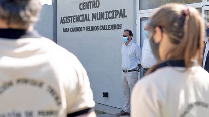 Llamosas puso en funcionamiento el centro asistencial para perros y gatos callejeros