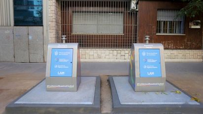 Cómo es el sistema de contenedores subterráneos que funciona  en Córdoba