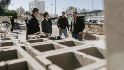 Comenzó la construcción del nuevo Gimnasio de Boxeo en el Centro 11
