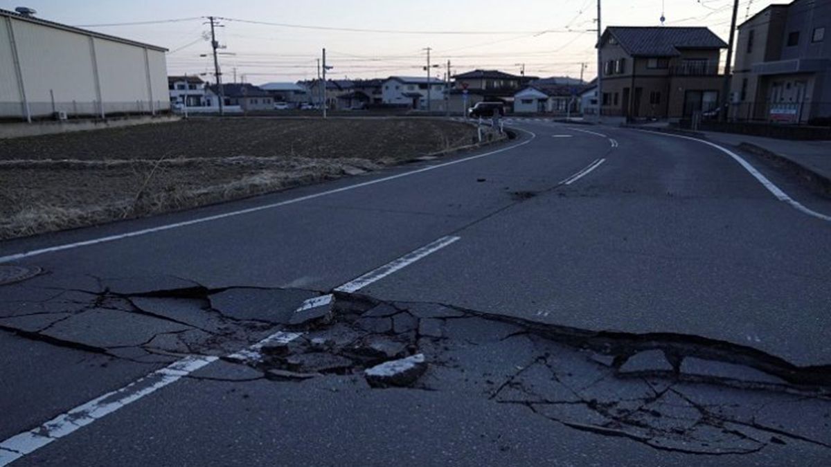 El sismo alcanzó el nivel 6 de la escala japonesa Shindo
