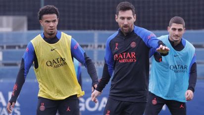 Messi volvió a entrenarse con normalidad y podría ser titular frente al Marsella