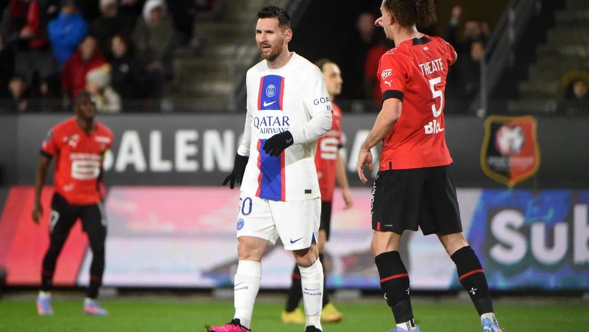 PSG, con el astro y campeón del mundo Lionel Messi, perdió con Rennes en la Liga de Francia