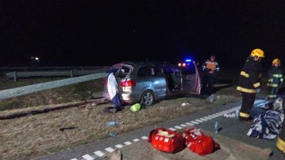 Hinchas de Talleres volvían de Rosario y se accidentaron