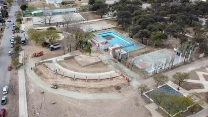 Nuevo parque en la capital con pista de atletismo, skate y playón deportivo