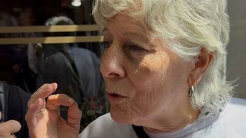 Irma Casas - Ex presa política y hermana de dos desaparecidos.Foto: Melani Hessel.