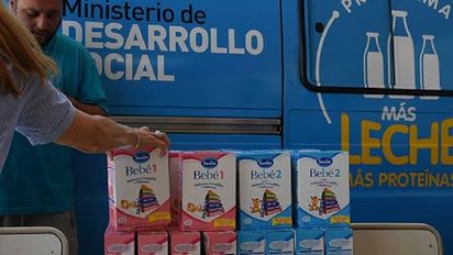 Reactivan la entrega de leche para niños de hasta 11 años en nueve puntos de la ciudad