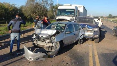 Accidente en Puente Islas Malvinas: 4 vehículos protagonizaron un choque múltiple