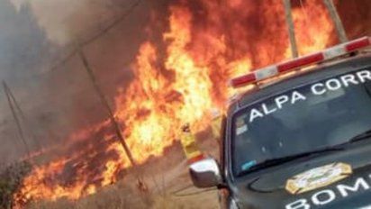 Se reactivó el foco en Alpa Corral y volvieron a controlarlo