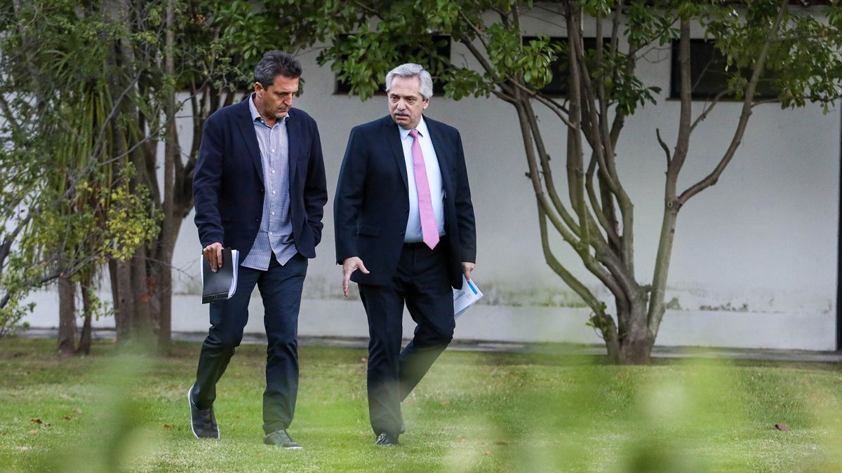 Alberto Fernández y Sergio Massa evaluaron la agenda legislativa para el cierre de año.