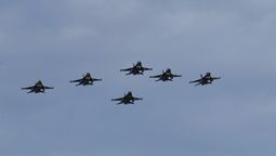 Llegó la segunda tanda de los F-16.Foto: Andrés Oviedo