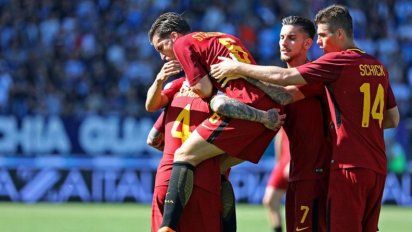 Italia: con Fazio y Perotti, Roma goleó 3 a 0 a Spal