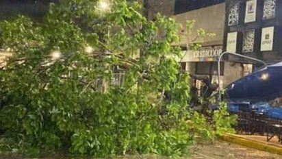 El viento generó serios destrozos en Río Cuarto y la región
