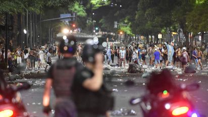 Liberaron a todos los detenidos por los incidentes durante los festejos por la llegada de la Selección