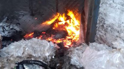 Huinca: la planta de basura se incendió y crece la preocupación por su estado