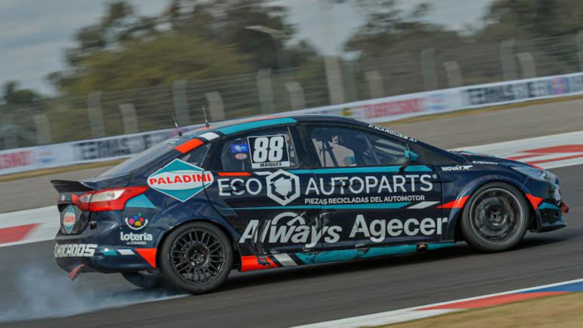 El riocuartense Facundo Marques comenzó una importante mejora en el rendimiento de su Focus en las últimas fechas