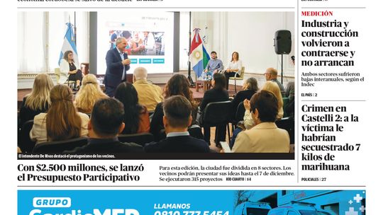 Accedé a la edición impresa de Diario Puntal