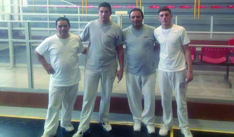 Murúa, Casas, Martini y Pérez, los finalistas de las eliminatorias en primera de parejas.