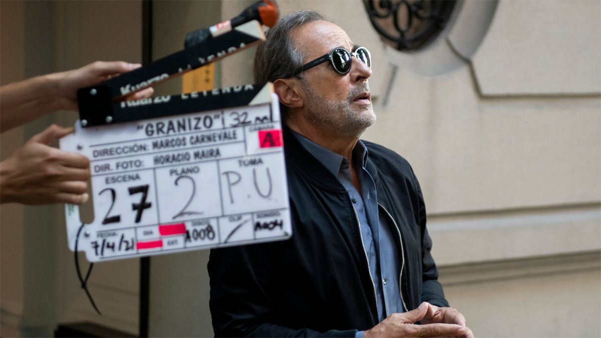 Guillermo Francella llegó a Córdoba para filmar Granizo.