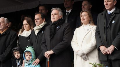 En Río Cuarto, Martín Llaryora encabezó su primer acto por el 25 de mayo