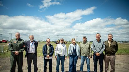 Visita al predio de Fadea con ministra Monteoliva
