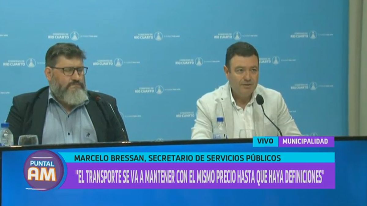 Marcelo Bressan sobre la eliminación de subsidios al transporte: hay un estado de máxima alerta y preocupación