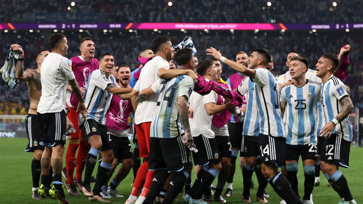 Victoria, fiesta y clasificación: Argentina se instala en cuartos de final del Mundial