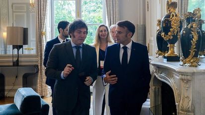 Milei recibió a Macron, que anticipó que no firmará el acuerdo de la UE con el Mercosur