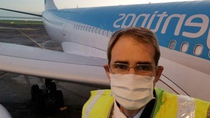 El piloto de Serrano que ya realizó 6 vuelos a Rusia y China por vacunas