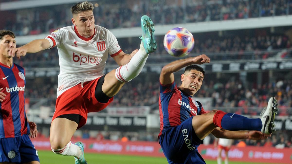 Estudiantes y San Lorenzo empataron 1 a 1 en La Plata. San Lorenzo salvó un punto con un penal sobre el final del partido
