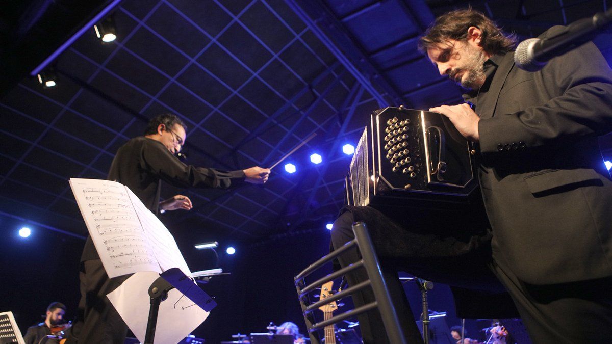 El notable bandoneonista Pablo Jaurena