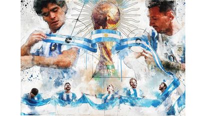 Un salteño ganó el concurso de arte organizado por la FIFA y viajará a Qatar