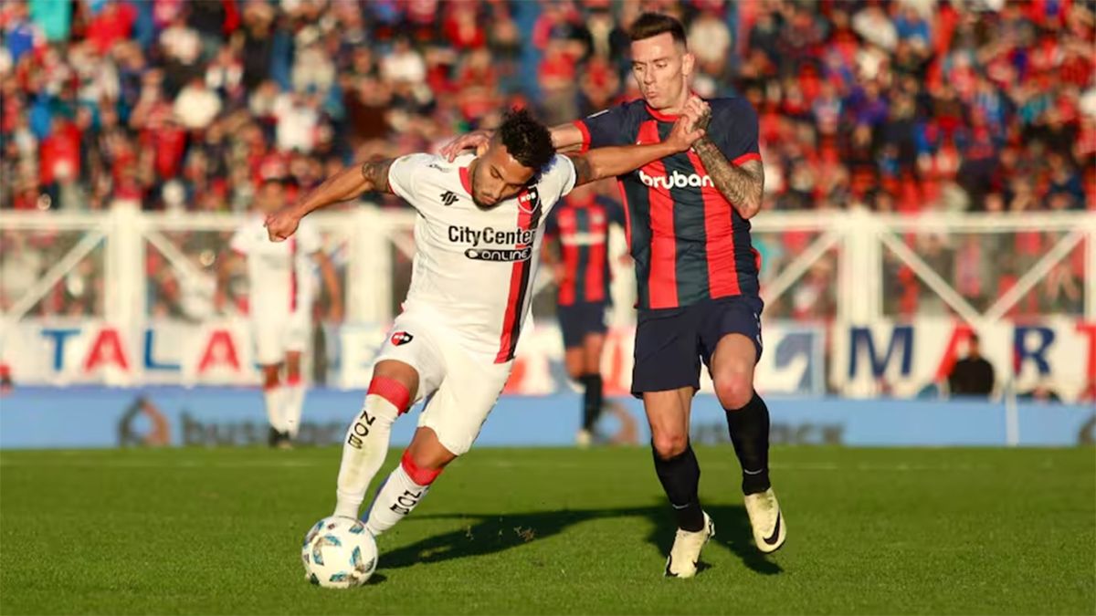 San Lorenzo y Newells empataron 1-1 en el Nuevo Gasómetro