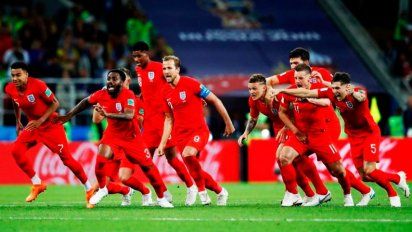 Inglaterra eliminó a Colombia