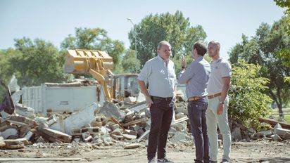 Tras las demoliciones, avanza a buen ritmo la recuperación del corsódromo