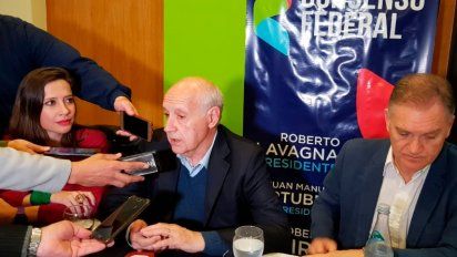 Lavagna llegó a Río Cuarto a cinco días de las Paso