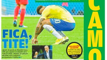 La prensa brasileña despidió a la Seleçao