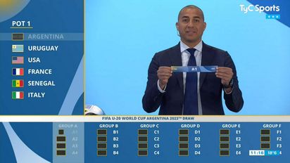 Se realizó el sorteo del Mundial Sub-20 y Argentina debutará ante Uzbekistán