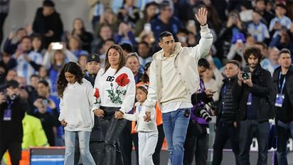 AFA le hizo un homenaje a Di María por su carrera con la Selección argentina