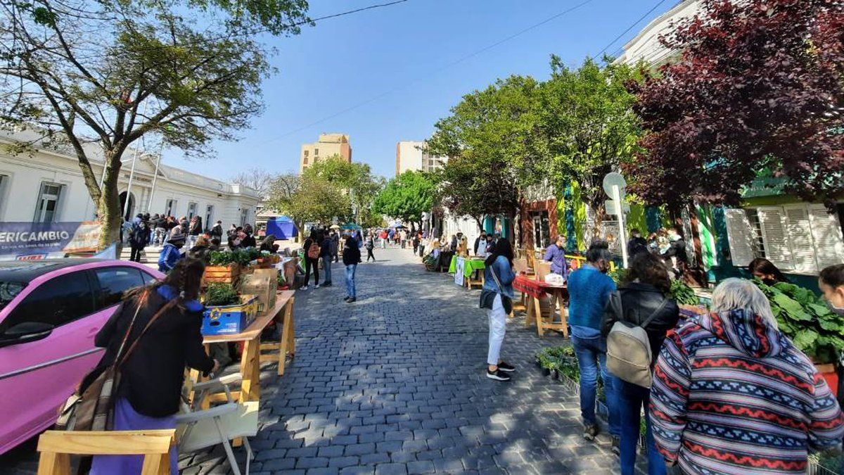 La feria de agricultura familia reunió a 30 feriantes y productores.
