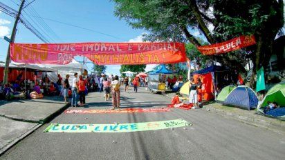 Dos heridos a tiros en el acampe a favor de Lula en Curitiba