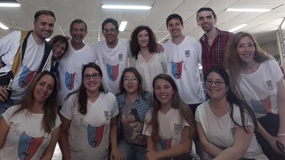 El elenco de Teatro de la UNRC, premiado en España